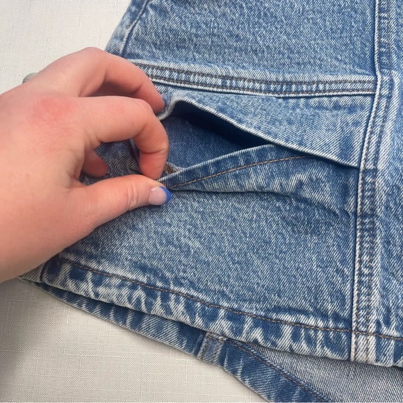 Denim Women's Shorts Abercrombie & fitch high rise cargo shorts sz 31 curve love - Picture 9 of 10